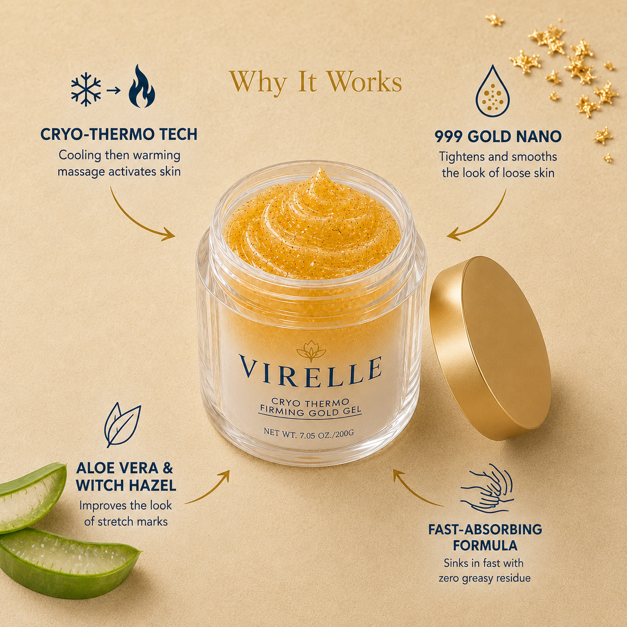 Virelle™ Cryo Gold Firming Gel